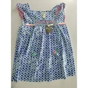 Matilda Jane Wandering Waters Top Womens Size M Sleeveless Tassels Pullover